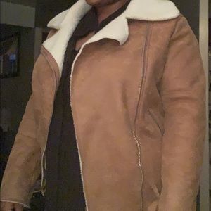 Faux Shearling Coat